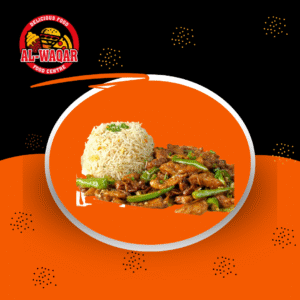 Chicken Chilli Dry with Rice