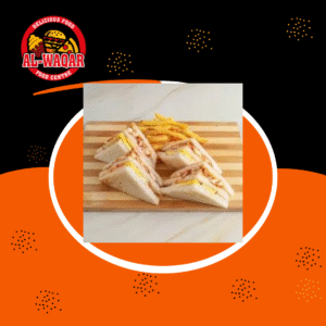 Bar B. Q. Malai Boti Club Sandwich