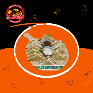 Bar B. Q. Malai Boti Chicken Sandwich